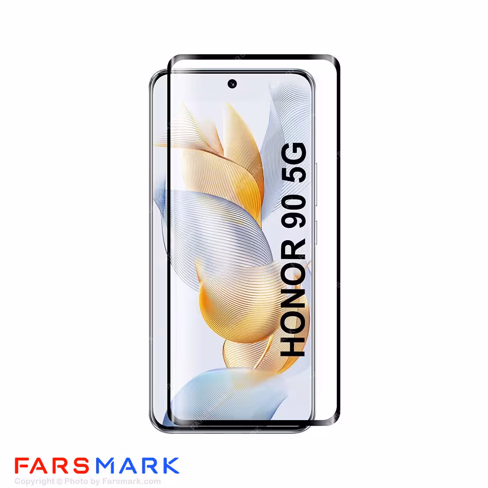 گلس فول چسب خمیده آنر Honor 90 شفاف