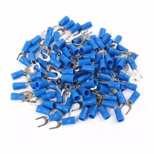 خرید و قیمت سرسیم دوشاخ روکش دار آبی مدل SV2-3