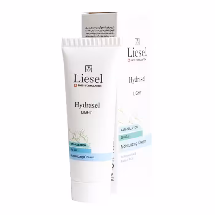 کرم مرطوب کننده و آبرسان لایسل مدل لایت هیدراسلLiesel Moisturizing Cream Model Hydrasel Light For Oily Skin