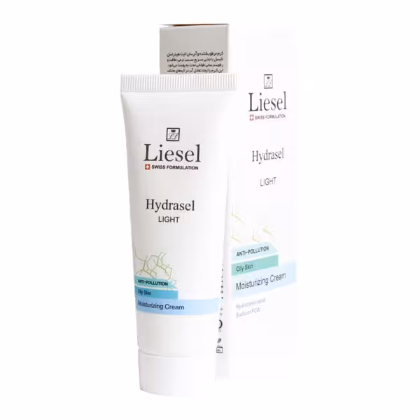 کرم مرطوب کننده و آبرسان لایسل مدل لایت هیدراسلLiesel Moisturizing Cream Model Hydrasel Light For Oily Skin