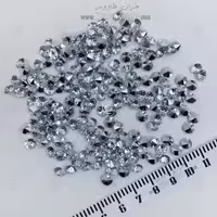 ریولی پلاستیکی سایز 6 ( نقره ای ) بسته 200 عددی