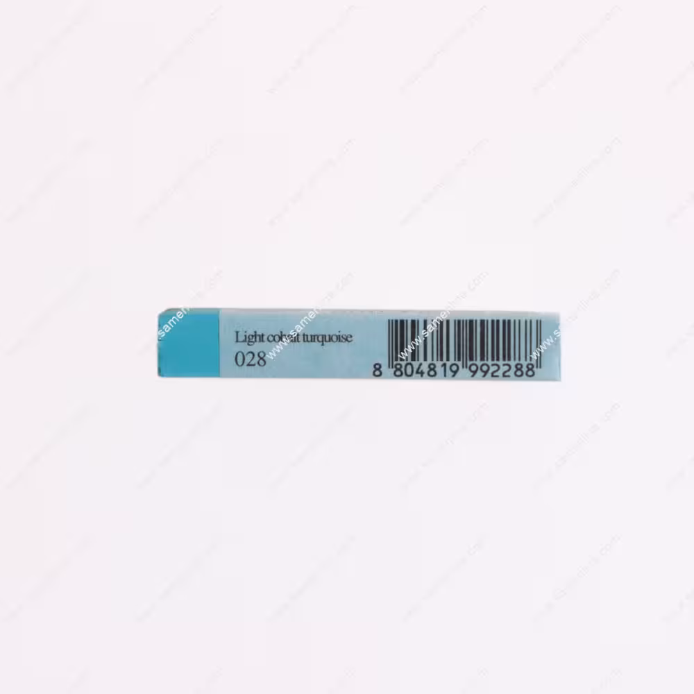 پاستل گچی تکرنگ گالری MVP gallery مونگیو مدل Light cobalt turquoise 028