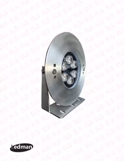 چراغ استخری پایه دار 12 وات IP68 استیل ضد اسید لدمان