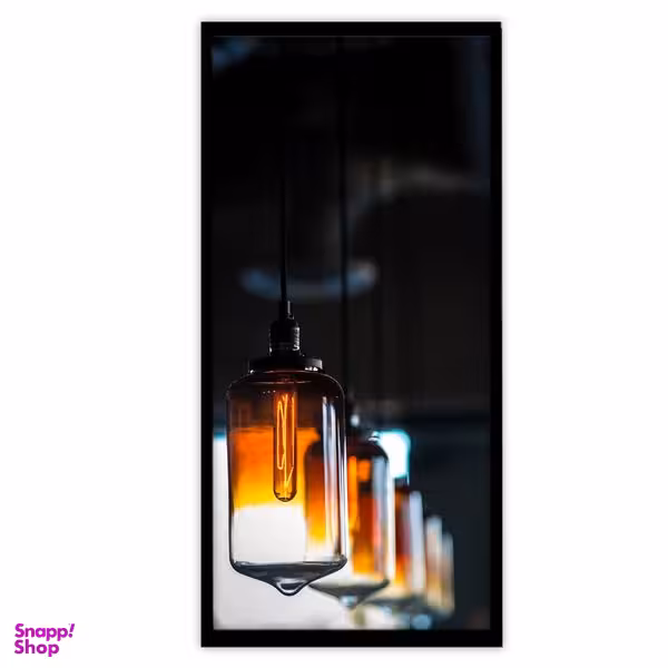 تابلو بکلیت طرح لوستر و لامپ مدل B-S3739