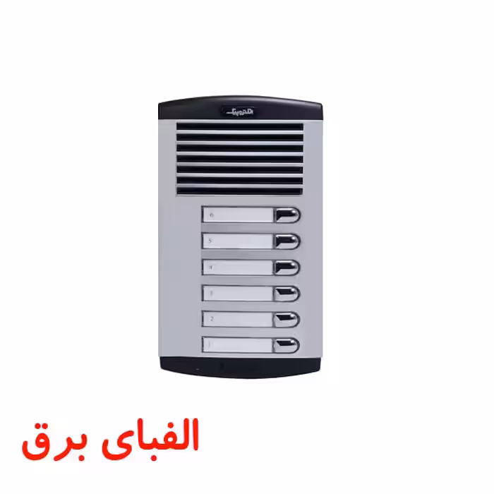 پنل آیفون صوتی 6 واحدی عمودی الکتروپیک