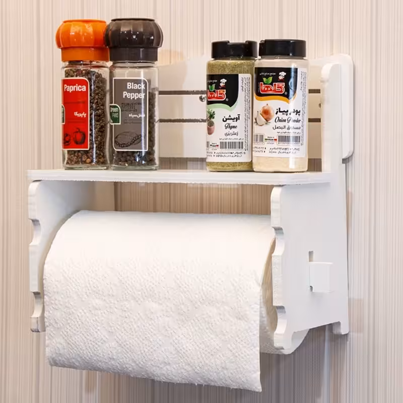 شلف جا دستمال کاغذی نیمکت | amazonchi