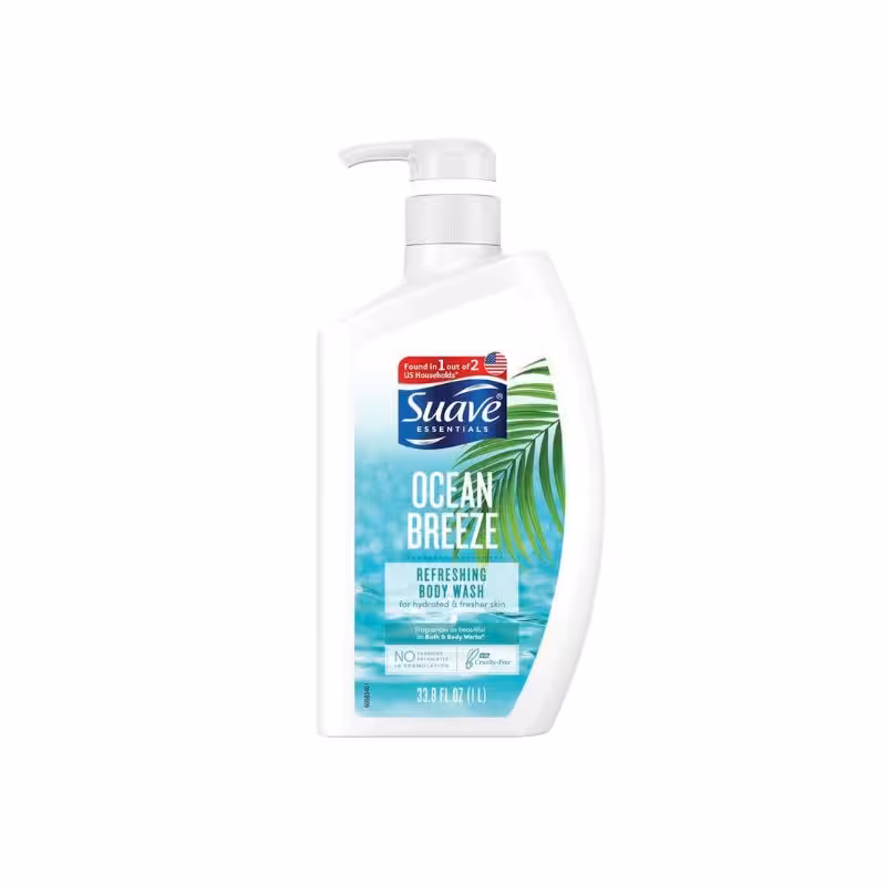 شوینده بدن سواو Suave Ocean Breeze حجم 1 لیتر