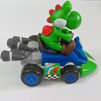 اکشن فیگور یوشی به همراه ماشین عقب کش Yoshi