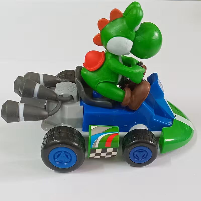 اکشن فیگور یوشی به همراه ماشین عقب کش Yoshi