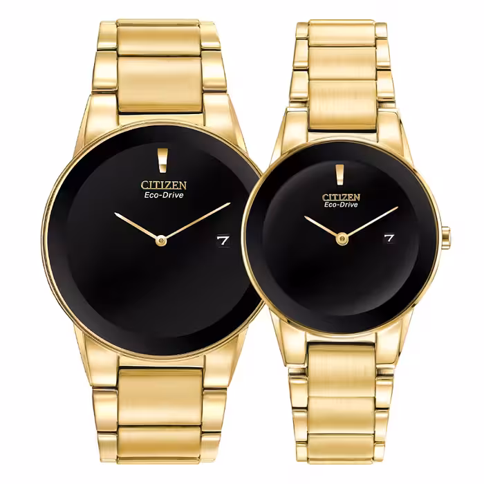 ساعت مچی ست سیتیزن مدل AU1062-56E و GA1052-55E