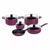 سرویس قابلمه 9 پارچه تفال مدل TEFAL SIMPLY COOK 9pcs رنگ بنفش
