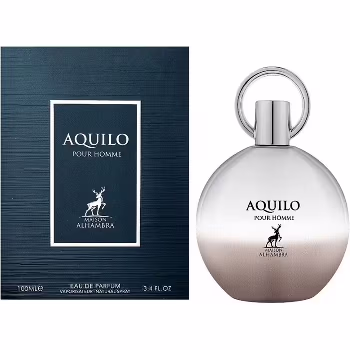 ادکلن الحمبرا مدل Aquilo Pour Homme حجم 100 میلی لیتر