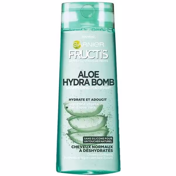 شامپوی آبرسان گارنیر GARNIER سری FRUCTIS مدل هیدرا بمب آلوئه ورا ALOE HYDRA BOMB حجم 250 میل