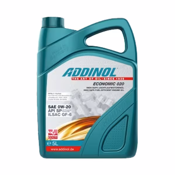 روغن موتور ادینول SP حجم 5 لیتر (0w-20)