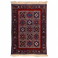 فرش قشقایی دستبافت دو و نیم متری یلمه