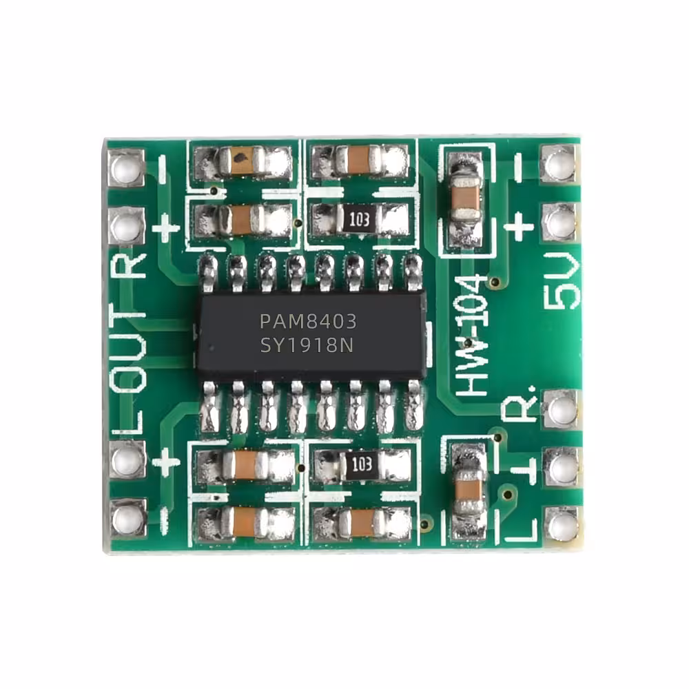 ماژول آمپلی فایر 2x3W کلاس D با تراشه PAM8403