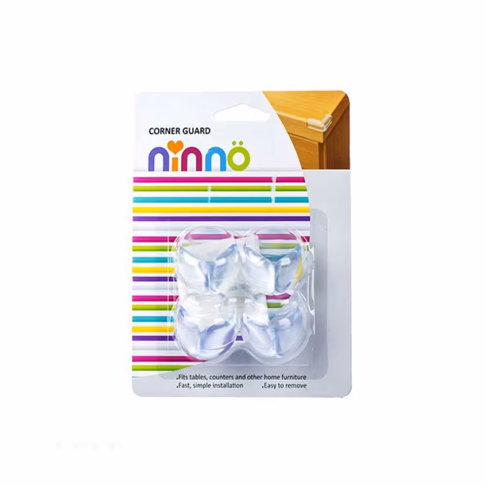 محافظ گوشه گرد نینو Ninno بسته 4 عددی