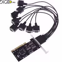 کارت تبدیل PCI به 8 پورت سریال MINI TECH