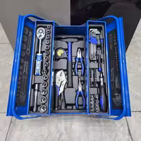 مجموعه ی جعبه بکس و ابزار 65 عددی باس