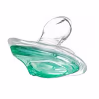 پستانک نوزادی فارلین اصل امریکا  تمام سیلیکون 18-6 ماه رنگ سبز  farlin stretchy pacifier