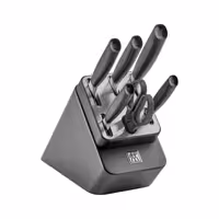 ست چاقوی آل استار زولینگ | 7 قطعه | رنگ آنتراسیت | چاقوی سرآشپز حرفه‌ای | تیغه‌های فولادی ضدزنگ | دسته‌های ارگونومیک | مناسب آشپزخانه‌های مدرن