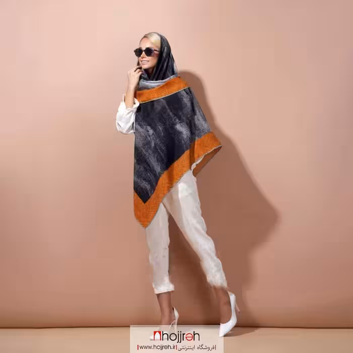 اطلاعات ، قیمت و خرید روسری نخی کشمیر دست دوز طرح دار کد D115