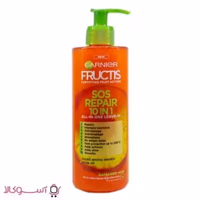 کرم موی ترمیم کننده 10 کاره گارنیه مدل sos repair حجم 400 میلی لیتر