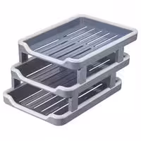 کازیه 3 طبقه پلاستیکی Amiran S3 Triple Paper Tray