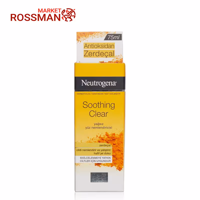 کرم آبرسان نوتروژینا Neutrogena مدل Soothing Clear حجم 75 میلی لیتر