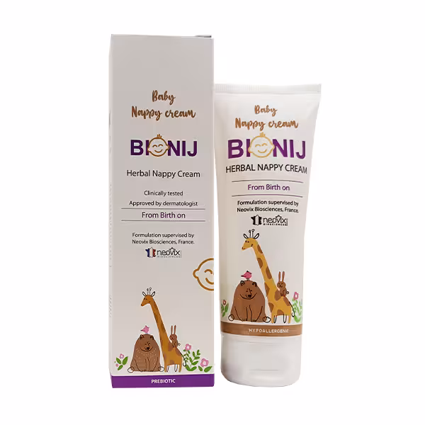 بیونیج کرم تعویض پوشک گیاهی استفاده از بدو تولد 75 میلی لیتر - داروکاو