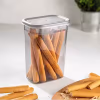 بانکه مستطیلی فولی لایف 1500 میلی  لیتری رنگ دودی کد PEGGY DIK 4511