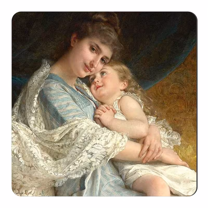 مگنت طرح نقاشی مادر و کودک کد wmg340