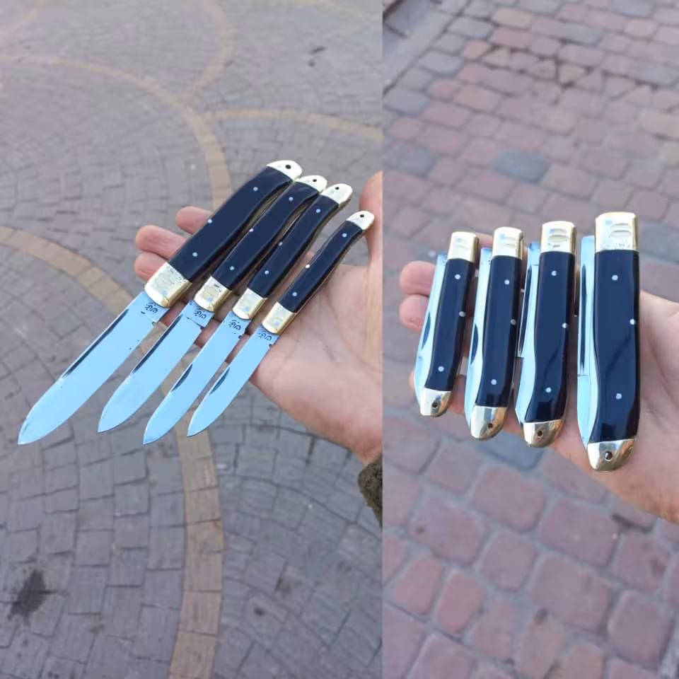 چاقو جیبی میوه خوری  پک 4 تایی در سایزهای مختلف 