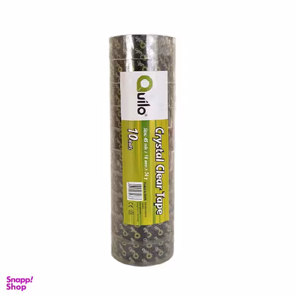 چسب نواری کوییلو مدل شفاف کد 36 بسته 10 عددی