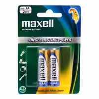 باتری قلمی 2 عددی کارتی Alkaline Maxell