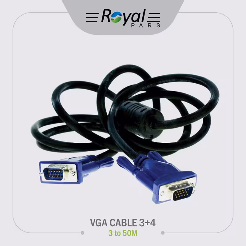 کابل ROYAL 50M 3 4 VGA