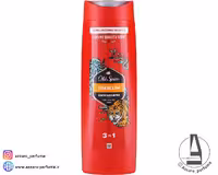 شامپو سر و بدن و صورت اولد اسپایس مدل تایگر گلاو TIGERGLAW حجم 400 میل