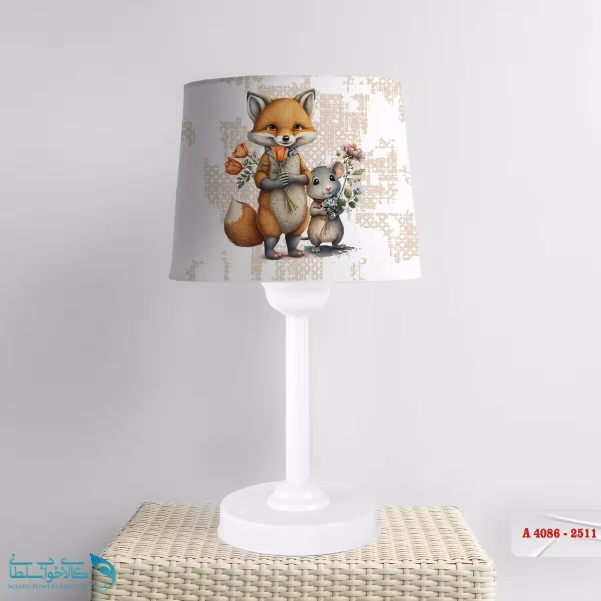 آباژور اتاق کودک طرح دوستای خرسی کد A4086