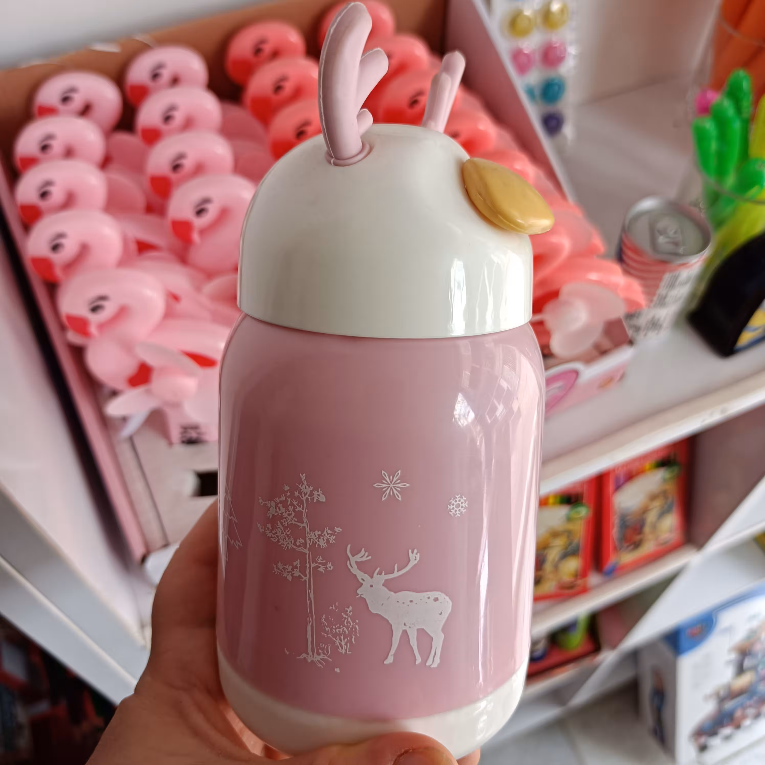 ماگ شیشه ای طرح گوزن