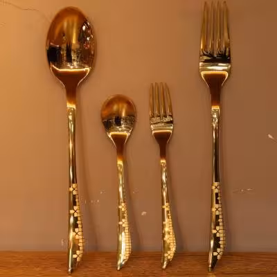 سرویس قاشق و چنگال 12نفره 48 تکه عرشیا مدلTM1111G-3488