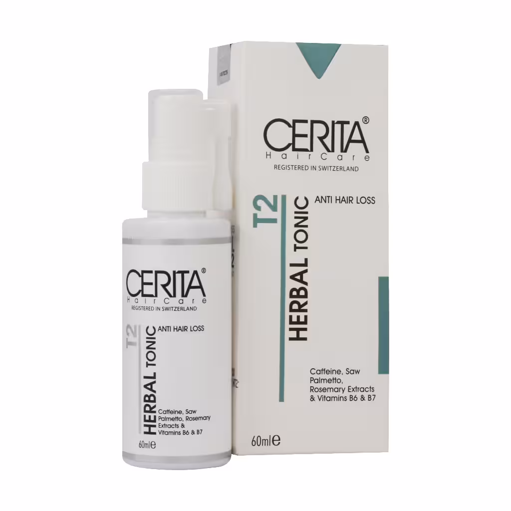 تونیک تقویت کننده مو T2 سریتا T2 HERBAL TONIC ANTI HAIR LOSS CERITA