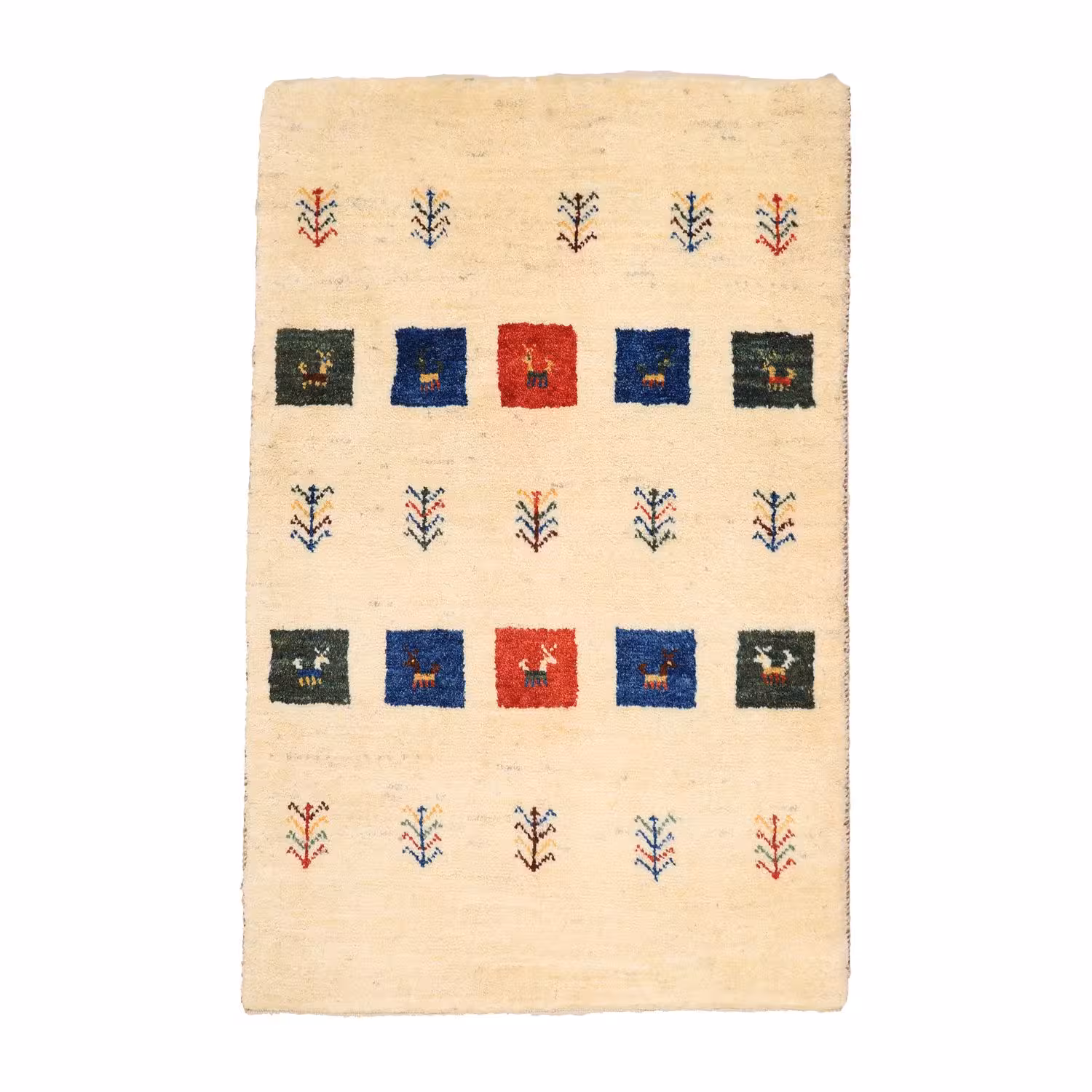 گبه دستباف یک متری طرح درخشان کد 4020104