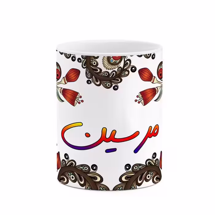ماگ   اسم مرسین  سنتی گل و بته کد mgh47539