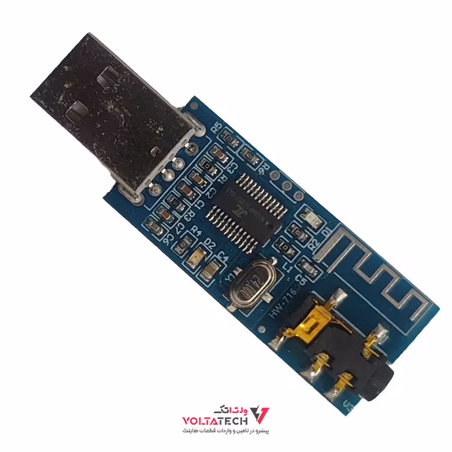 ماژول بلوتوث صوتی USB ورژن 4 دارای جک هدفن