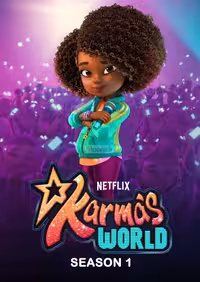 انیمیشن دنیای من آموزش زبان برای کودکان پلیر خانگی زبان انگلیسی Karma&#x27;s World