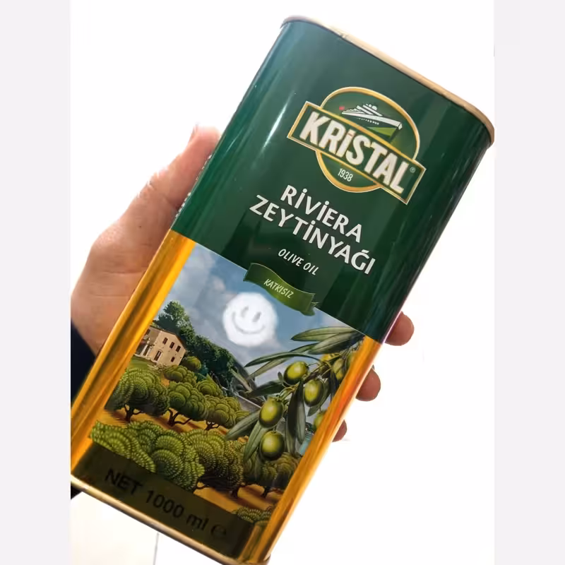 روغن زیتون کریستال یک لیتری اصل ترکیه | amazonchi