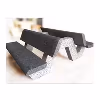 نیمکت پشتی دار دورا با لبه نیم گرد دوبل مدل B122 DOUBLE