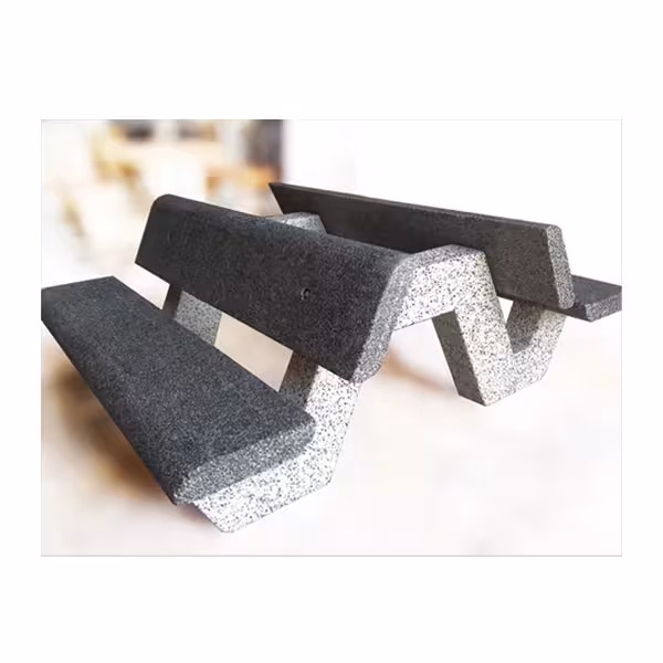 نیمکت پشتی دار دورا با لبه نیم گرد دوبل مدل B122 DOUBLE