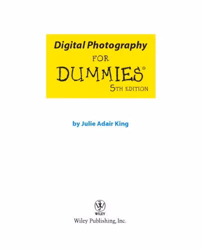خرید و دانلود نسخه کامل کتاب Digital Photography For Dummies
