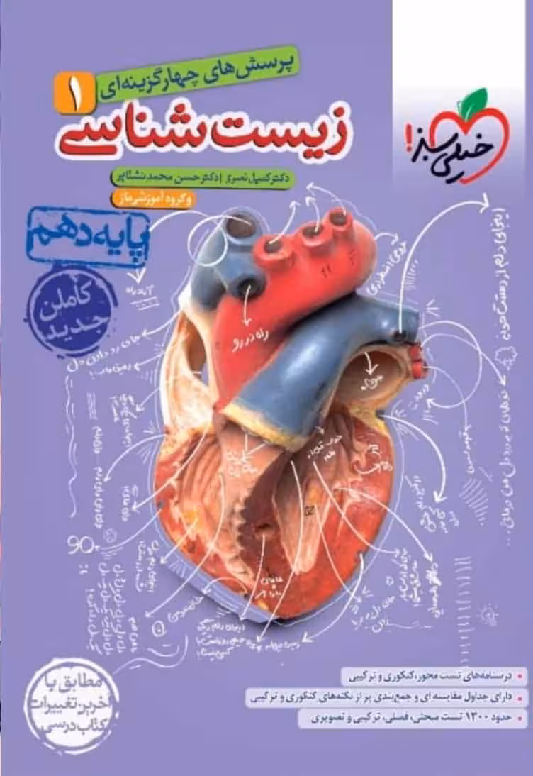 تست زیست شناسی دهم خیلی سبز چاپ 1401